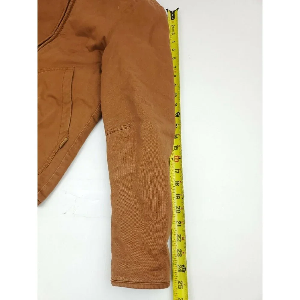 Womens SAMUEL & KEVIN Brown hooded coat jacket size M